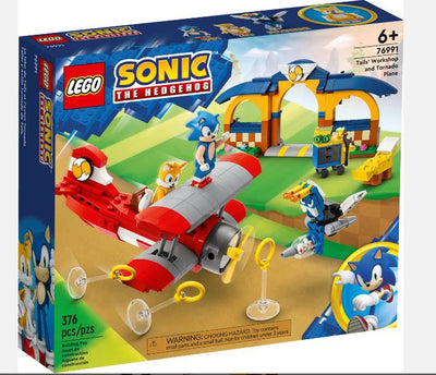 LEGO SONIC THE HEDGEHOG 76991 TAILS' WORKSHOP AND TORNADO PLANE - Toyworld Frankston