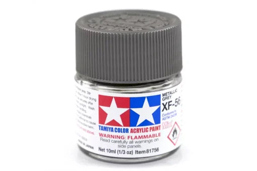 TAMIYA ACRYLIC PAINT MINI XF-56 METALLIC GREY