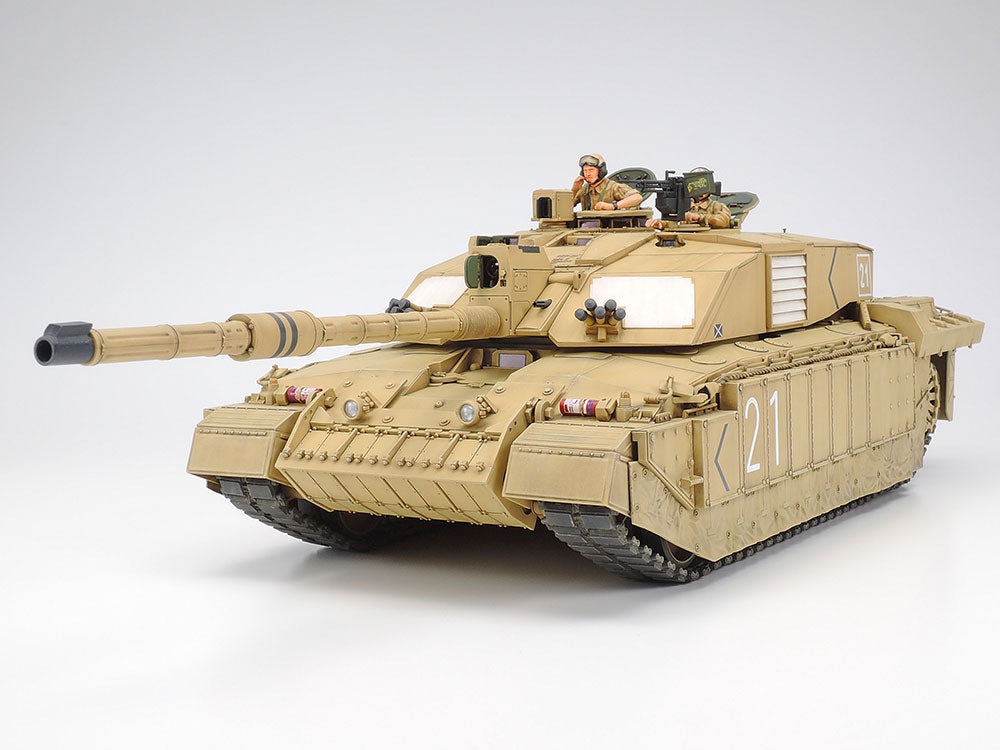 TAMIYA 1/35 BRITISH MAIN BATTLE TANK CHALLENGER 2 DESERTISED - Toyworld Frankston