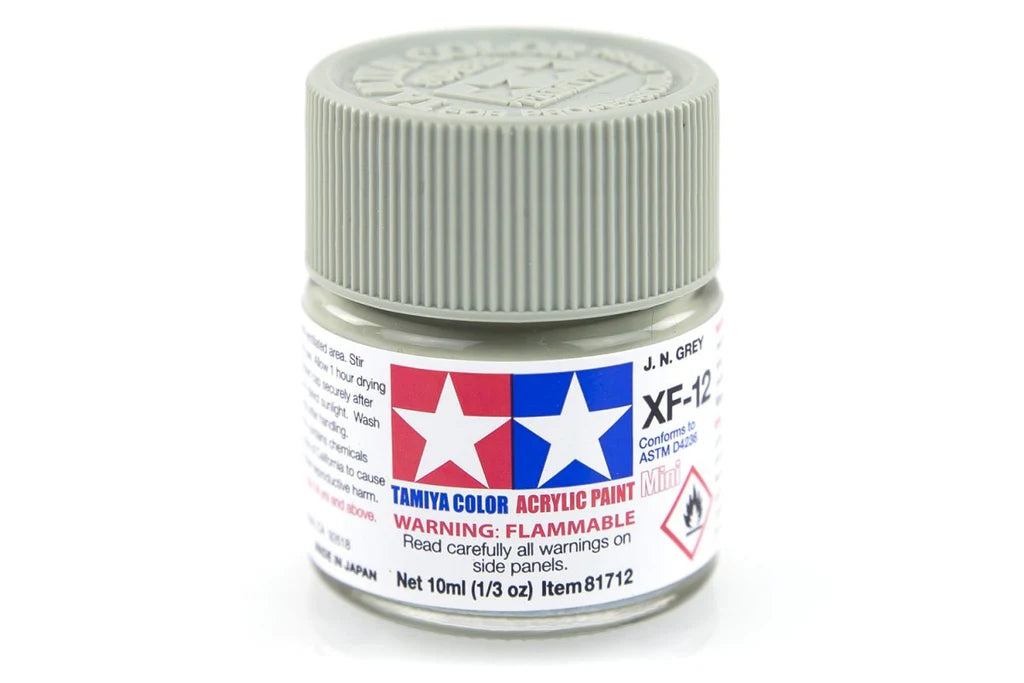 TAMIYA ACRYLIC PAINT MINI XF-12 J.N. GREY - Toyworld Frankston