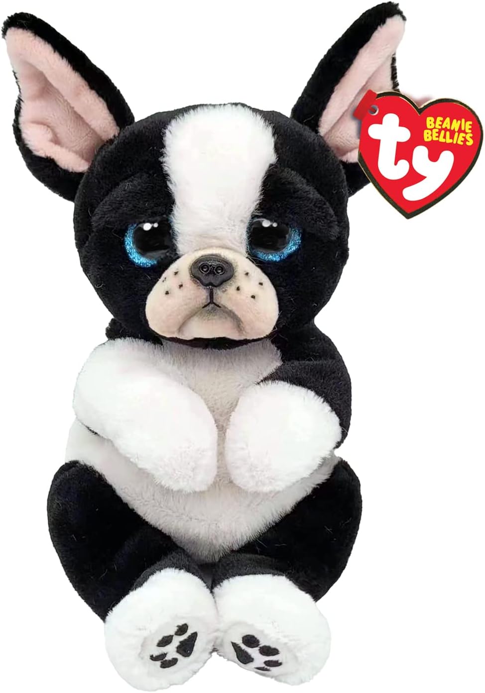 TY - BEANIE BELLIES - TINK - BLACK/WHITE DOG - Toyworld Frankston