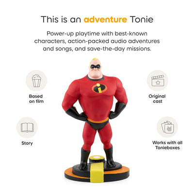 TONIES - AUDIO CHARACTER FOR TONIEBOX -  THE INCREDIBLES MR INCREDIBLE - Toyworld Frankston
