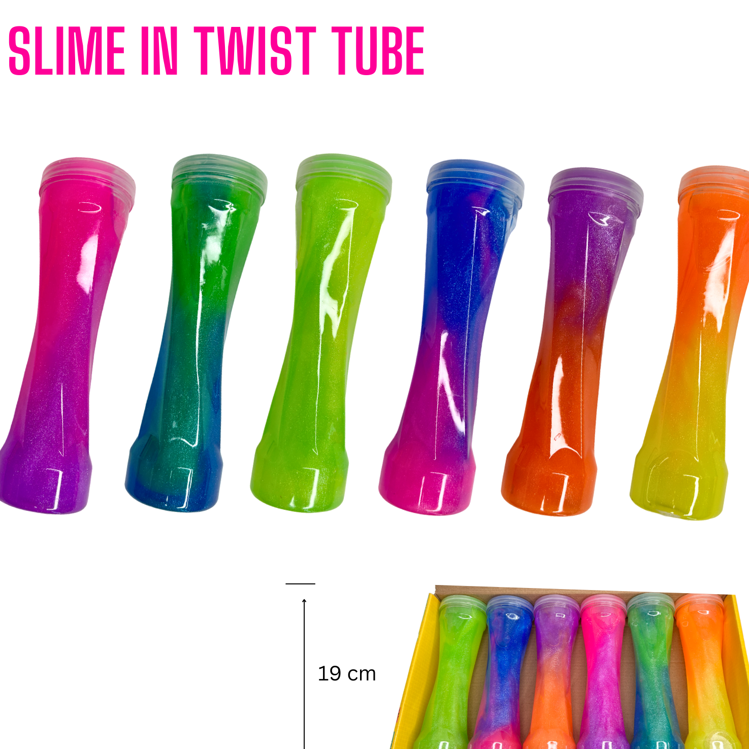 CRYSTAL MUD TUBE- ASSORTMENT - Toyworld Frankston