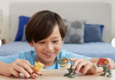 JURASSIC WORLD MIGHTY LITTLE BITERS - TYRANNOSAURUS REX - Toyworld Frankston