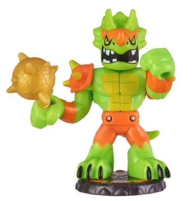 AKEDO BEAST STRIKE MINI BATTLING ACTION WARRIORS - TRICERACHOPS - Toyworld Frankston