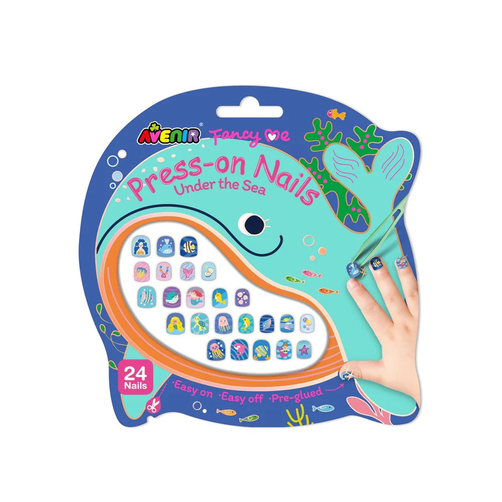 AVENIR FANCY ME PRESS ON NAILS - UNDER THE SEA - Toyworld Frankston