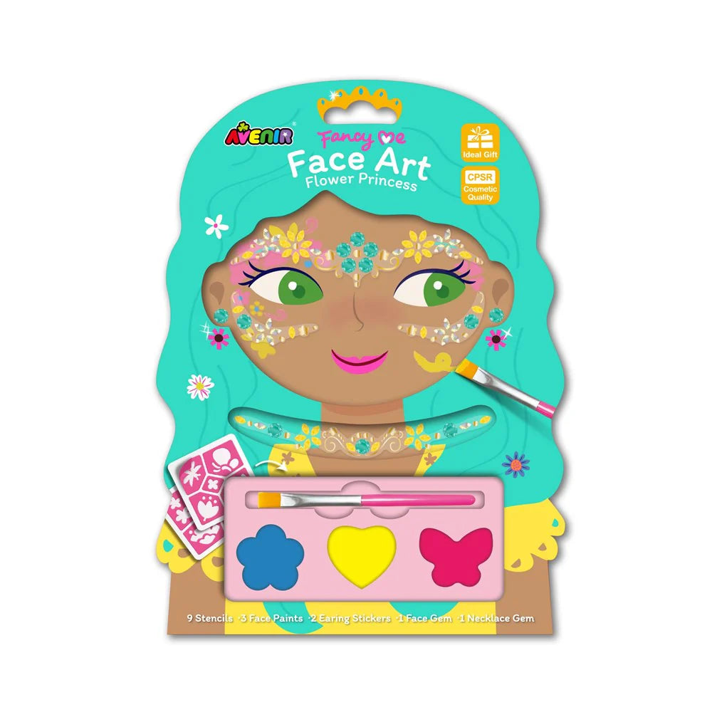 AVENIR FANCY ME FACE ART - FLOWER PRINCESS - Toyworld Frankston