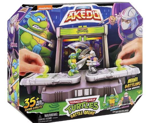 AKEDO TEENAGE MUTANT NINJA TURTLES BATTLE ARENA - Toyworld Frankston