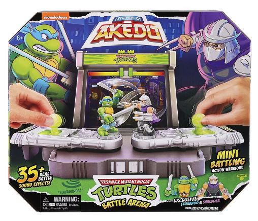 AKEDO TEENAGE MUTANT NINJA TURTLES BATTLE ARENA - Toyworld Frankston