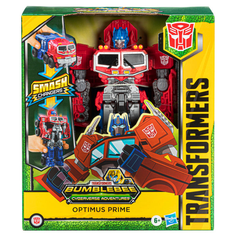 TRANSFORMERS CYBERVERSE SMASH CHANGER OPTIMUS PRIME - Toyworld Frankston