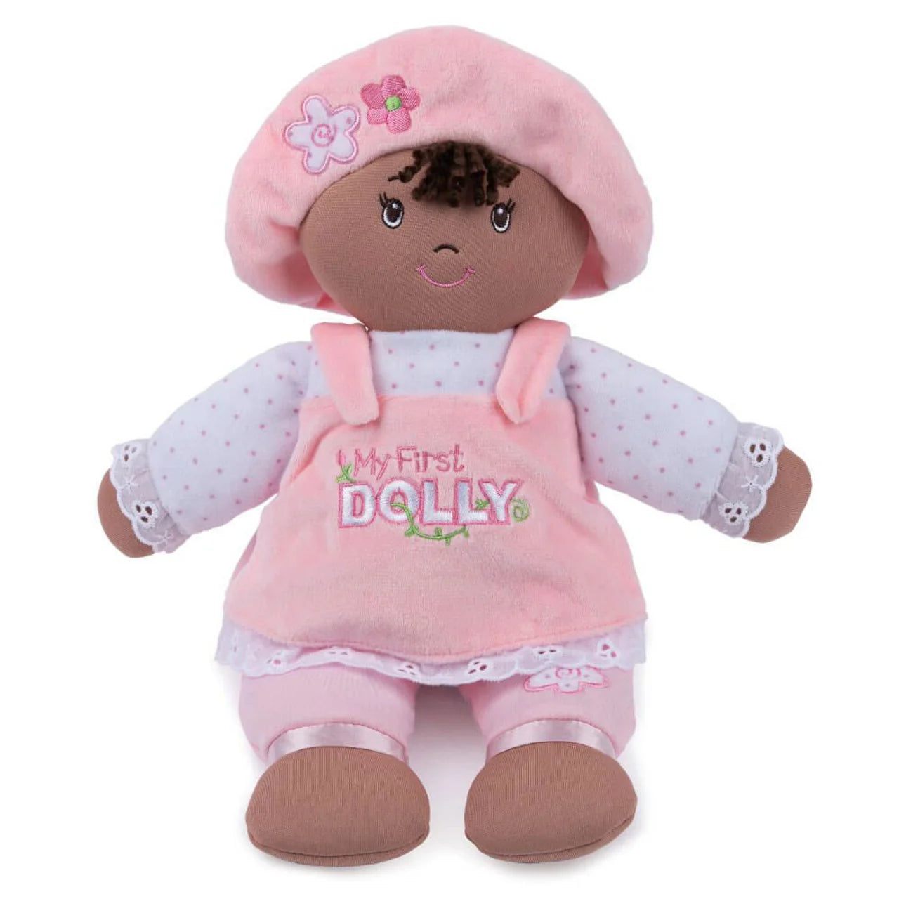 MY FIRST DOLLY DARK BROWN HAIR 33CM - Toyworld Frankston