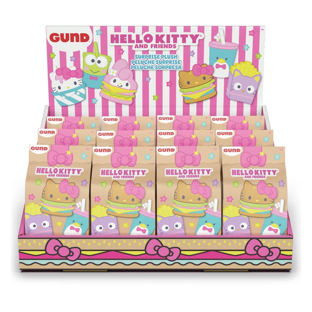 GUND HELLO KITTY & FRIENDS FAST FOOD SURPRISE PLUSH BLIND BOX