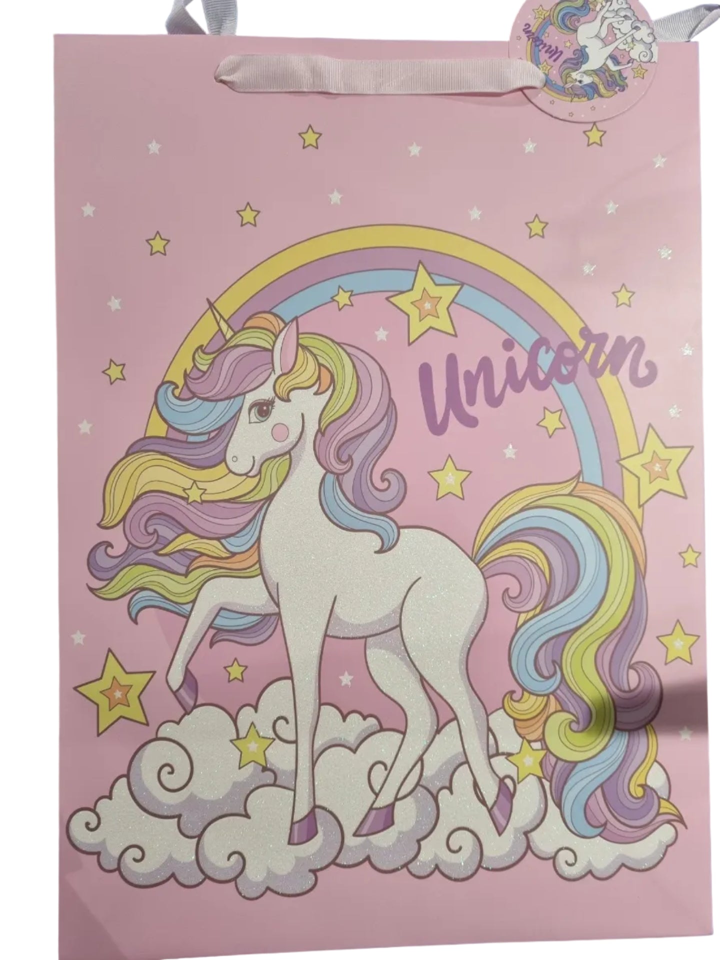 GIFT BAG SMALL - UNICORNS 38469 - UNICORN WITH RAINBOW