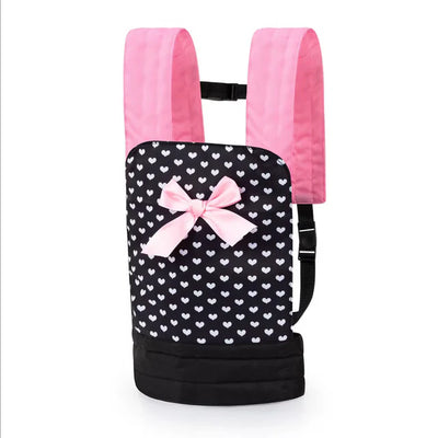 BAYER DOLL ACCESSORIES DOLL CARRIER PINK AND BLACK - Toyworld Frankston