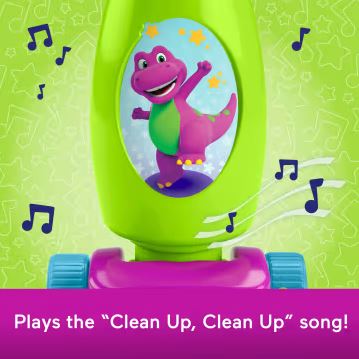 BARNEY'S WORLD CLEAN UP SINGING VACUUM