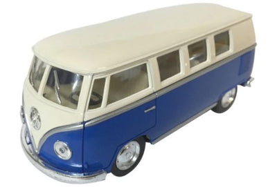 KINSMART PULL BACK DIECAST MODEL - 1962 VOLKSWAGEN CLASSICAL BUS 1:32 - Toyworld Frankston