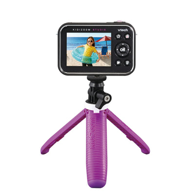 VTECH KIDIZOOM STUDIO HD VIDEO CAMERA PURPLE - Toyworld Frankston