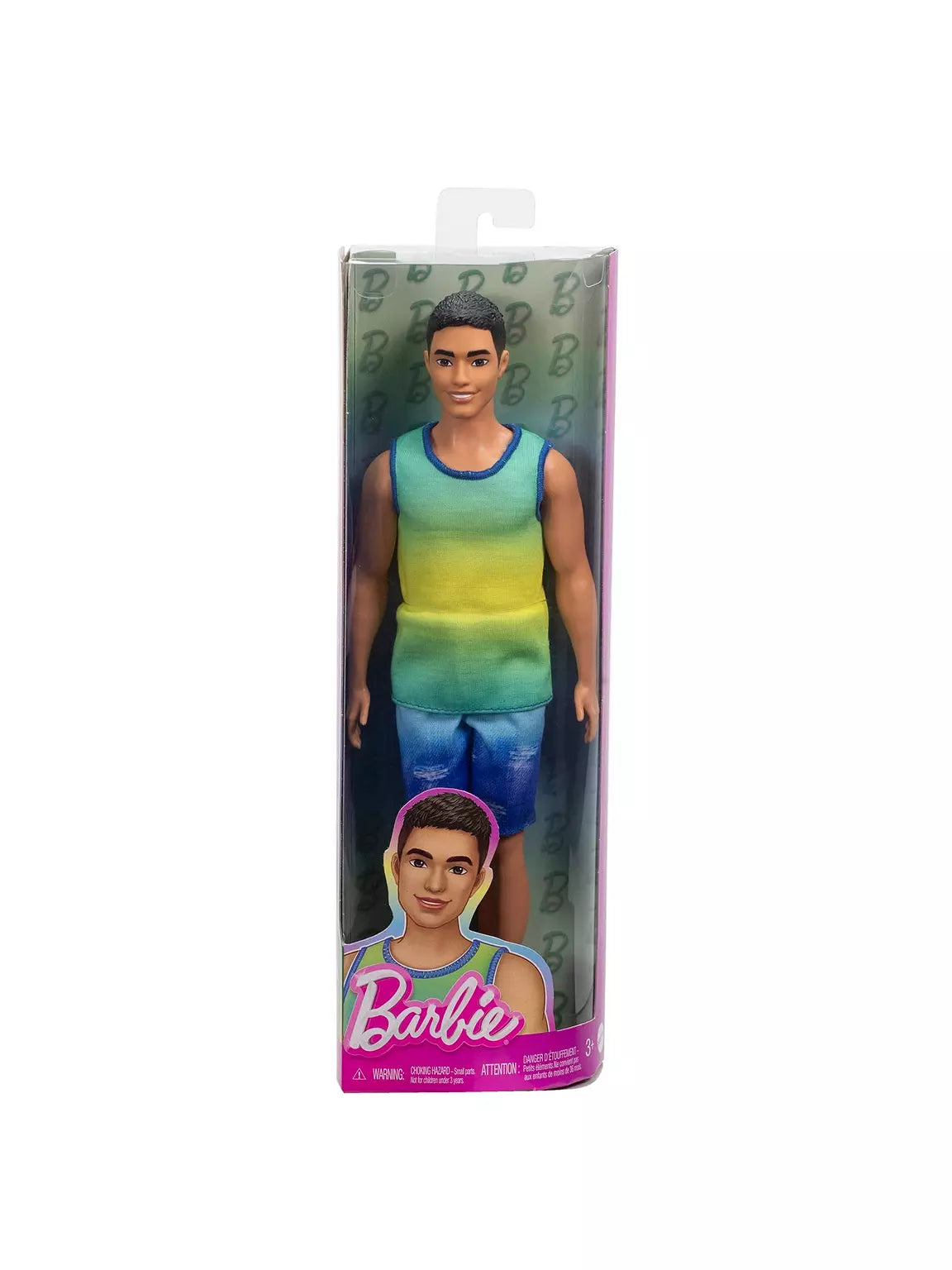 BARBIE FASHIONISTA KEN DOLL #236 WITH BLACK HAIR - Toyworld Frankston