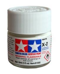 TAMIYA ACRYLIC PAINT MINI X-2 WHITE