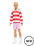 BARBIE FASHIONISTA KEN DOLL BLONDE RED/WHITE SHIRT 241 - Toyworld Frankston