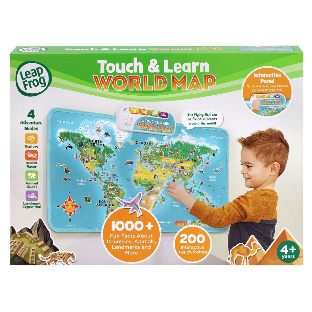 LEAPFROG TOUCH AND LEARN WORLD MAP