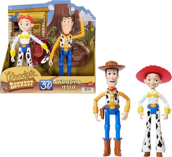 DISNEY PIXAR TOY STORY - WOODY'S ROUNDUP WOODY & JESSIE 2 PACK