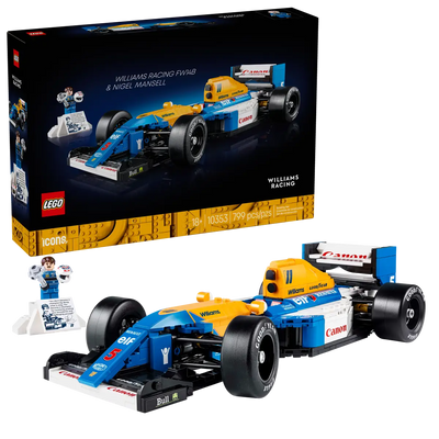 LEGO ICONS 10353 WILLIAMS RACING FW14B & NIGEL MANSELL