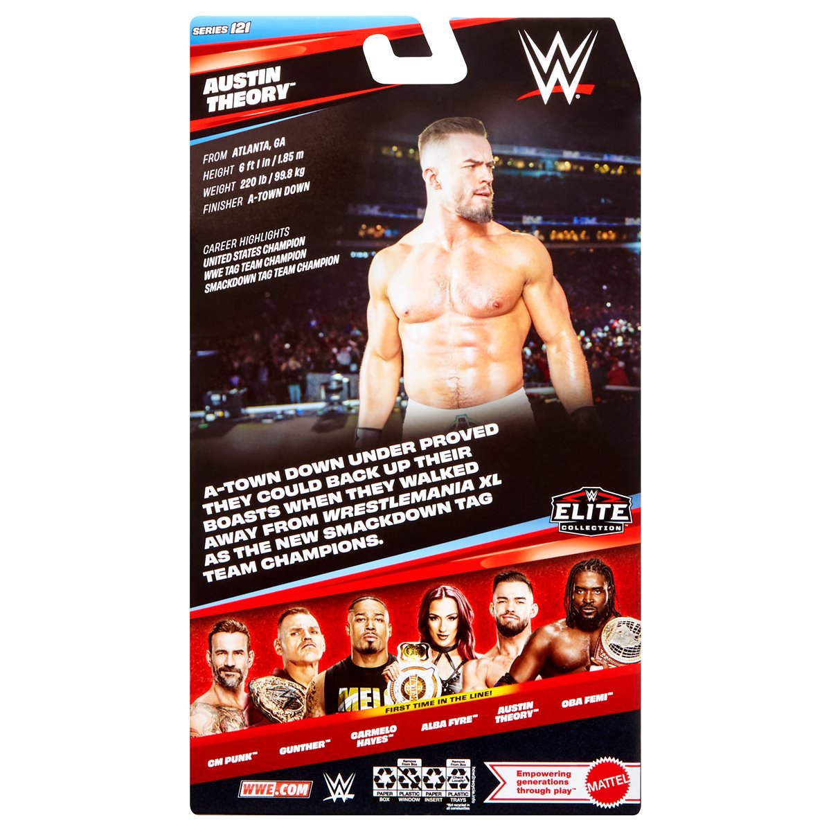 WWE ELITE COLLECTION SERIES 121 - AUSTIN THEORY