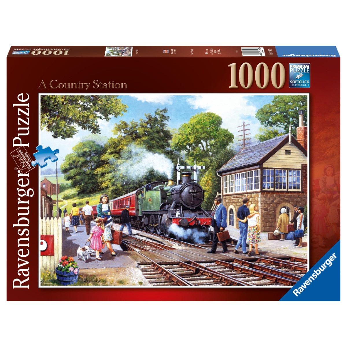 RAVENSBURGER 176403- A COUNTRY STATION 1000 PIECE PUZZLE