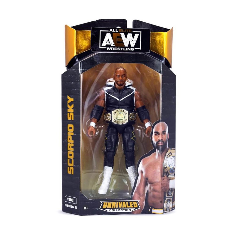 ALL ELITE WRESTLING UNRIVALED FIGURE SCORPIO SKY - Toyworld Frankston