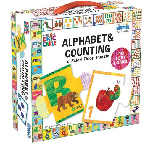 2 SIDED ABC AND COUNTING FLOOR PUZZLE - Toyworld Frankston