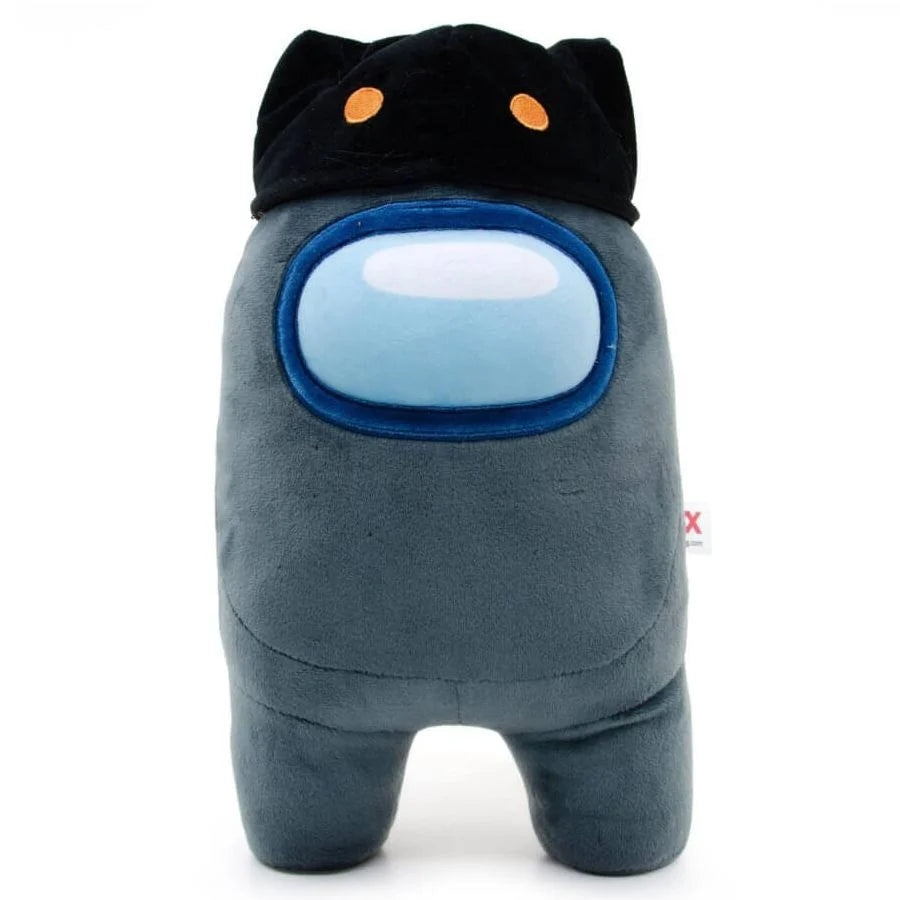 AMONG US 12 INCH GREY WITH BLACK CAP - Toyworld Frankston