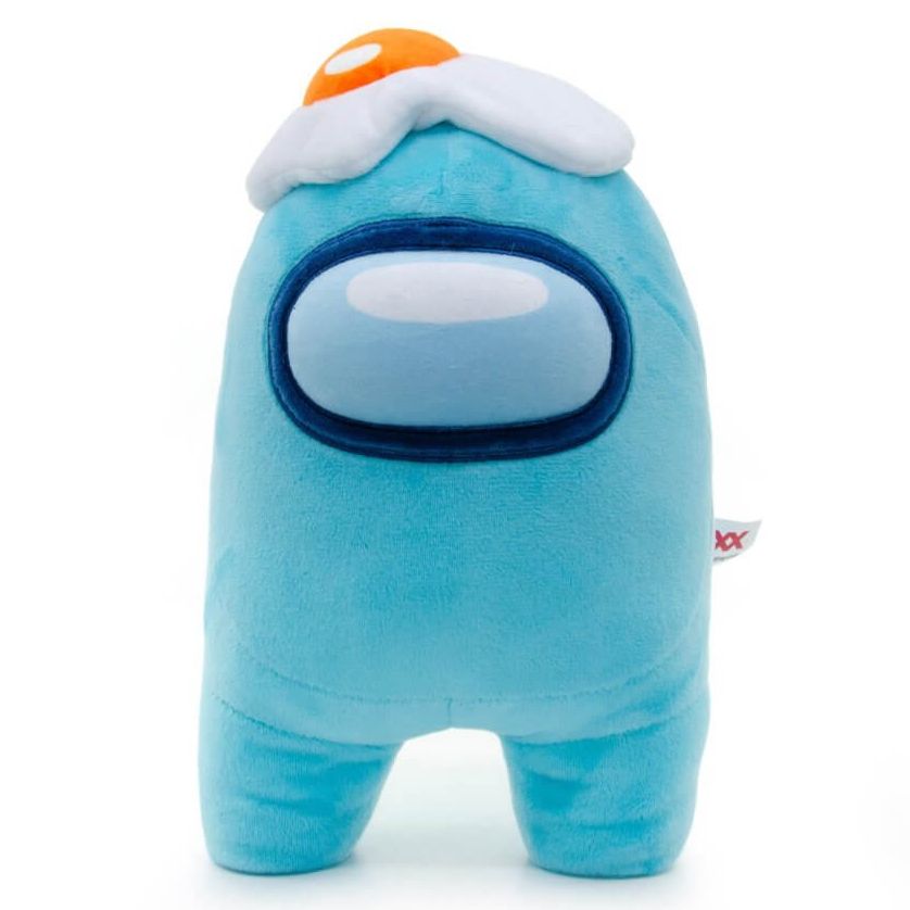 AMONG US 12 INCH LIGHT BLUE WITH EGG ON HEAD - Toyworld Frankston