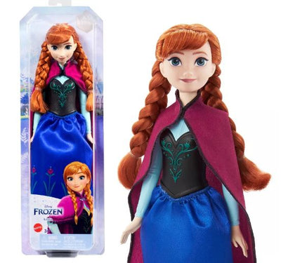 DISNEY PRINCESS 100 YEARS CELEBRATION - FROZEN 1 ANNA IN WINTER WEAR DOLL - Toyworld Frankston