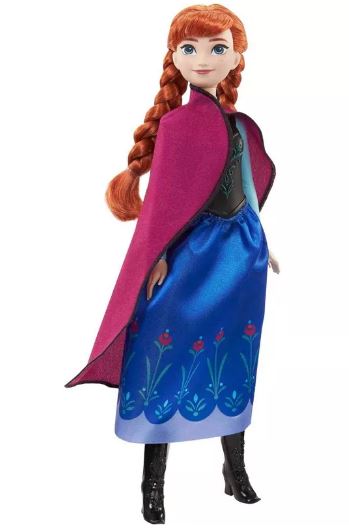 DISNEY PRINCESS 100 YEARS CELEBRATION - FROZEN 1 ANNA IN WINTER WEAR DOLL - Toyworld Frankston