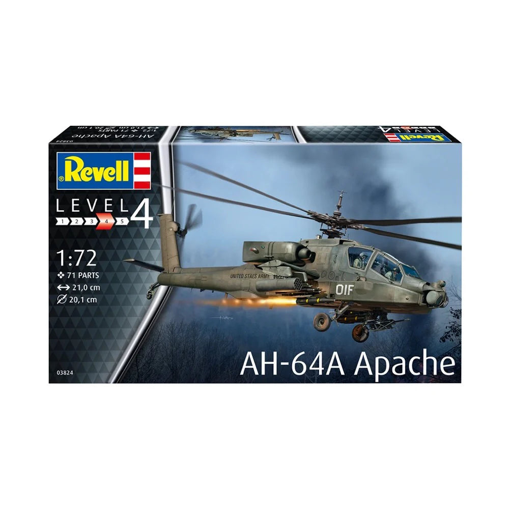 REVELL 1/72 AH-64A APACHE HELICOPER