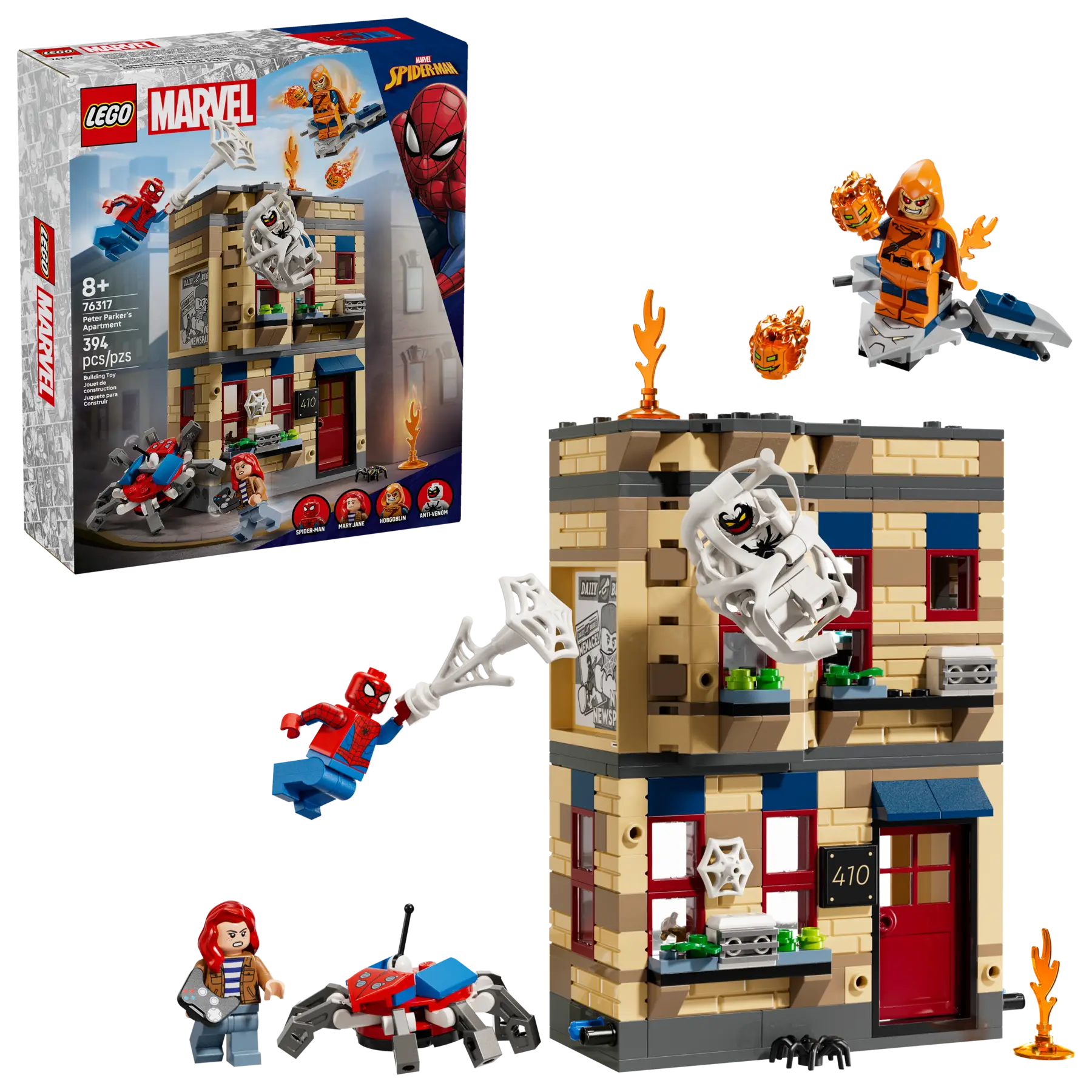 LEGO MARVEL 76317 PETER PARKER'S APARTMENT - Toyworld Frankston