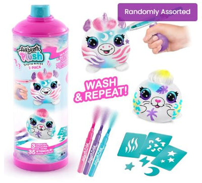MYSTERY MINI AIRBRUSH PLUSH 2 PACK - Toyworld Frankston