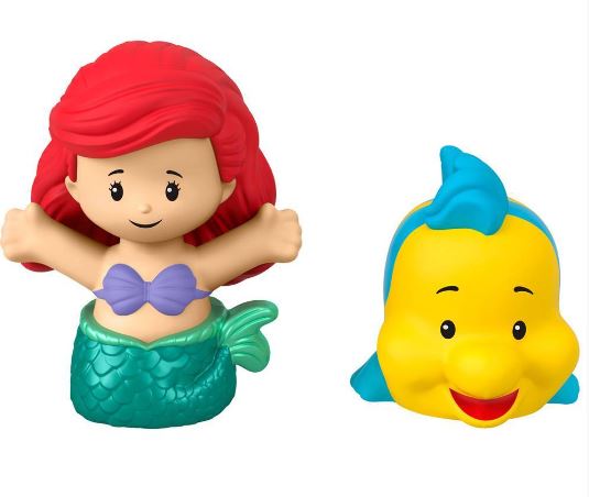 FISHER PRICE LITTLE PEOPLE - DISNEY PRINCESS - ARIEL AND FLOUNDER - Toyworld Frankston
