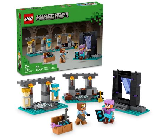 LEGO MINECRAFT 21252 THE ARMORY - Toyworld Frankston