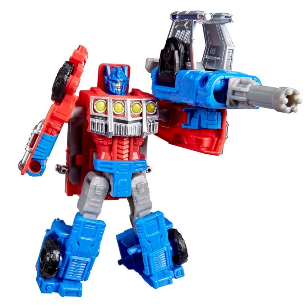 TRANSFORMERS CYBERWORLD ARMOURED CYBER CHANGERS - OPTIMUS PRIME - Toyworld Frankston