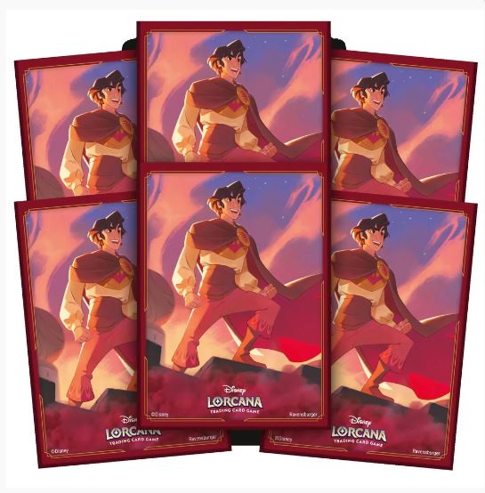 DISNEY LORCANA TCG SHIMMERING SKIES ALADDIN SLEEVES