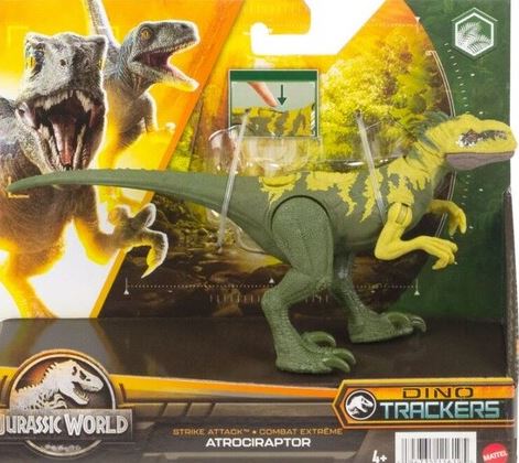 JURRASIC WORLD - STRIKE ATTACK - ATROCIRAPTOR - DINO TRACKERS FIGURE