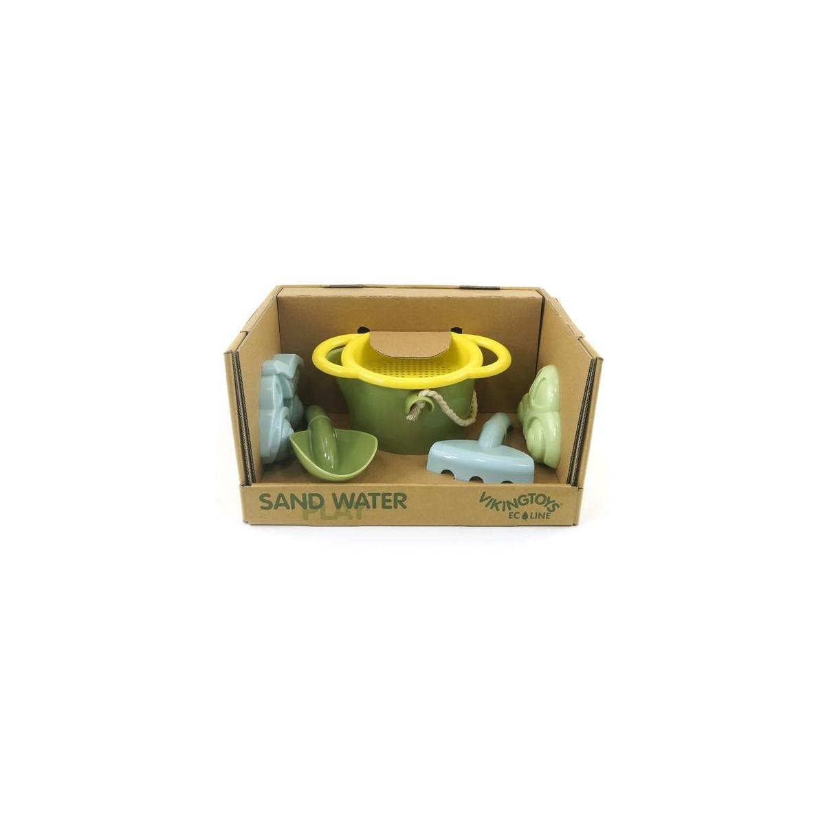VIKING TOYS - ECO BUCKET SET WITH SIEVE AND ACCESSORIES - Toyworld Frankston