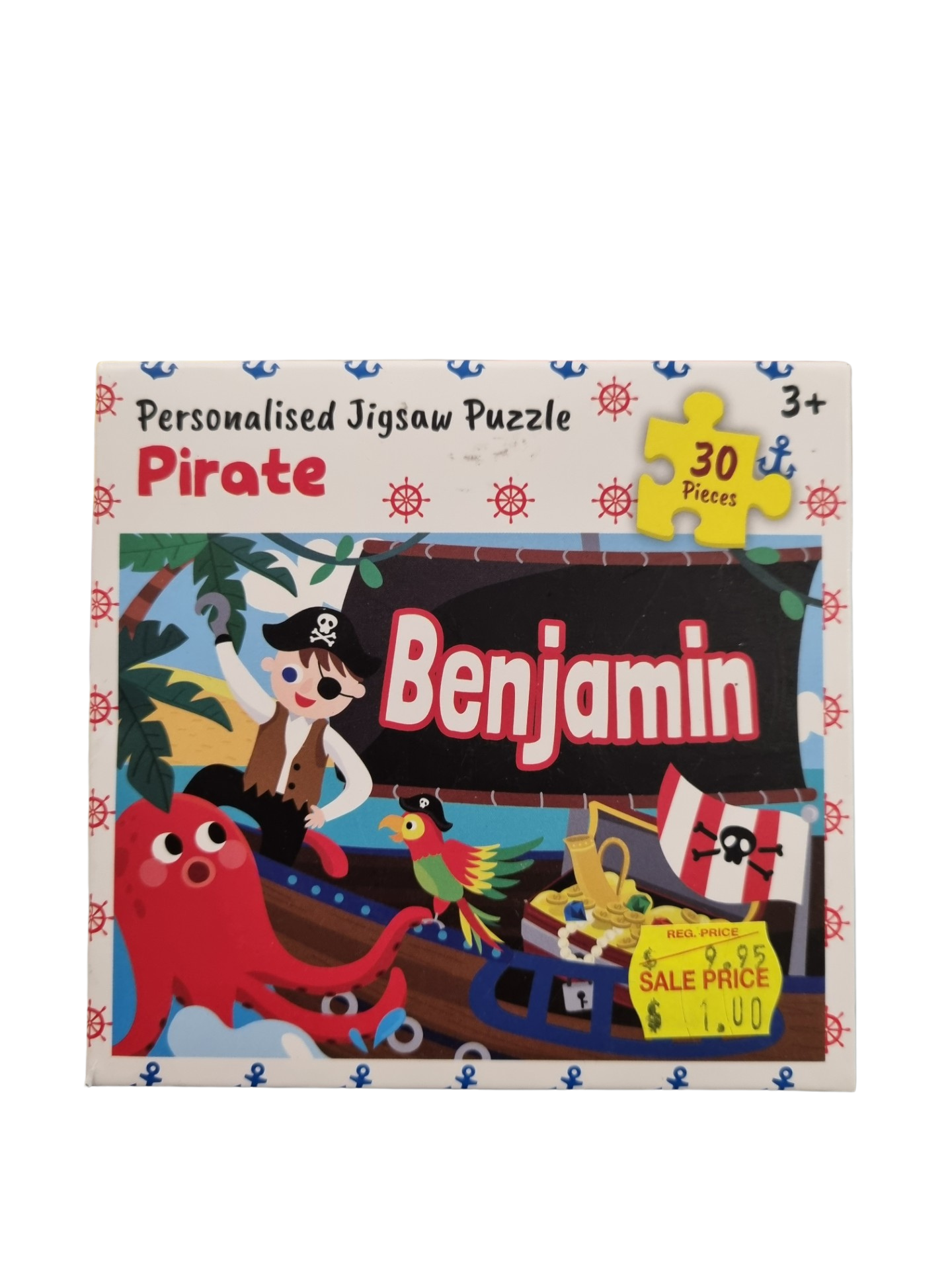 PERSONALISED JIGSAW - PIRATE BENJAMIN