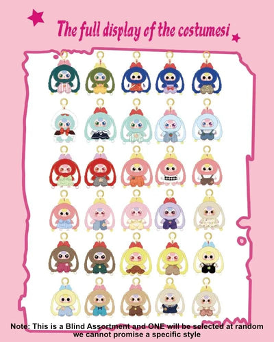 BABY THREE - MACARON CUTE BUNNY V2 PLUSH BLIND BOX