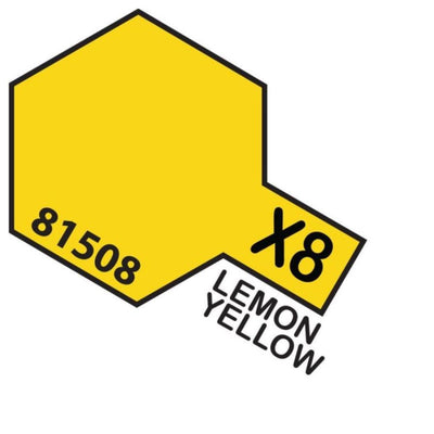 MINI TAMIYA X-8 LEMON YELLOW