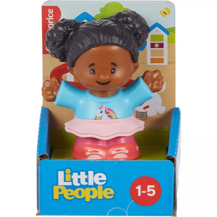 FISHER PRICE - LITTLE PEOPLE GIRL IN PINK SKIRT - Toyworld Frankston