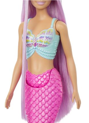 BARBIE FASHION DOLL - BLONDE MERMAID WITH PINK TAIL - Toyworld Frankston