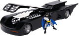 BATMAN: THE ANIMATED SERIES - BATMAN WITH BATMOBILE HOLLYWOOD RIDES 1/24TH SCALE DIE-CAST VEHICLE REPLICA